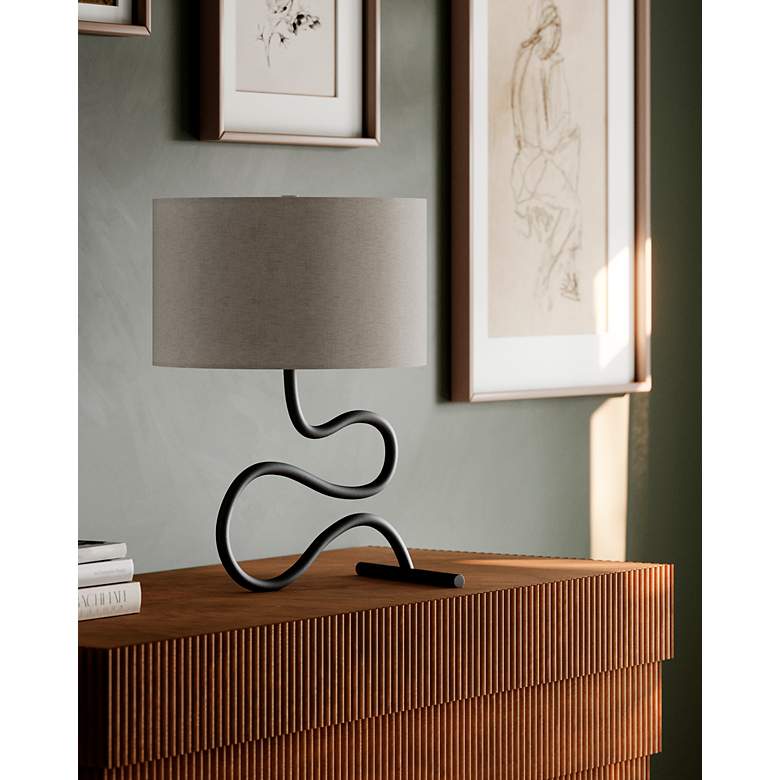 Image 4 Troy Lighting Molly 21 1/2" Modern Forged French Iron Table Lamp more views