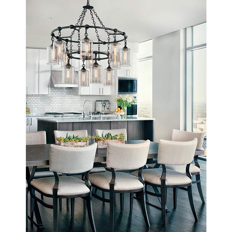 Image 4 Troy Lighting Murphy 28 in. Forged Iron Pendant more views