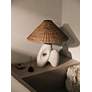3_Troy Lighting Nairn Table Lamp 22" in Patina Brass and Ceramic Rustic  more views