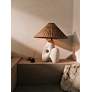 4_Troy Lighting Nairn Table Lamp 22" in Patina Brass and Ceramic Rustic  more views