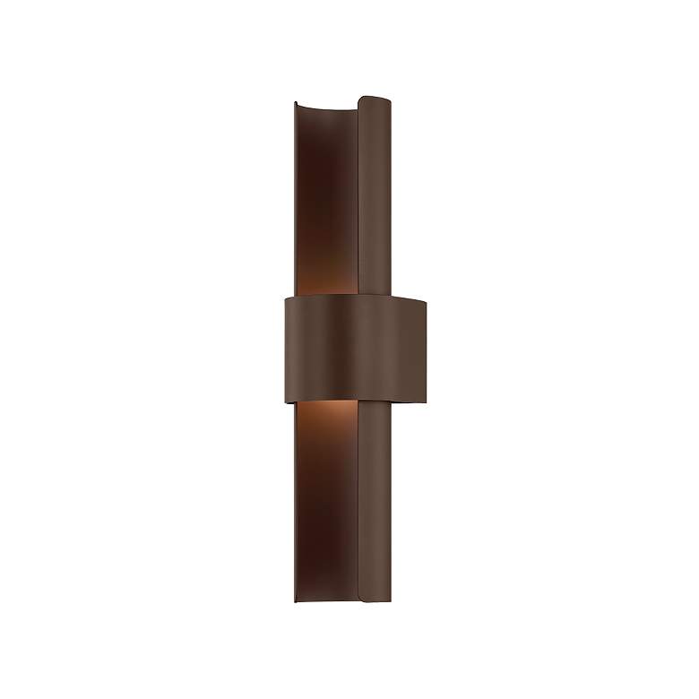 Image 2 Troy Lighting Ossian Exterior Wall Sconce 4.75" in Bronze more views