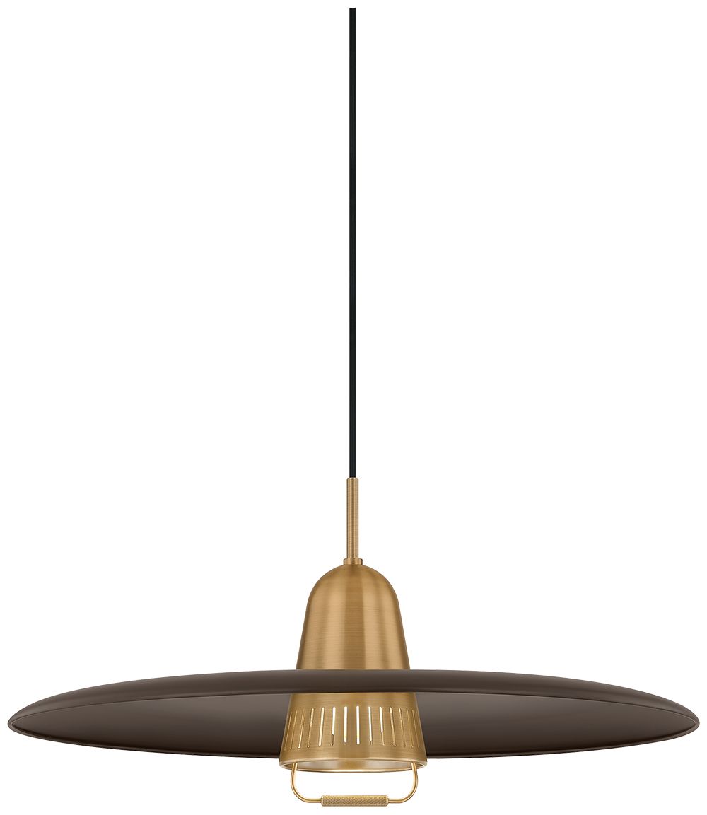 Image 3 Troy Lighting Pacific Pendant Patina Brass/Ceramic Ancient Villa more views