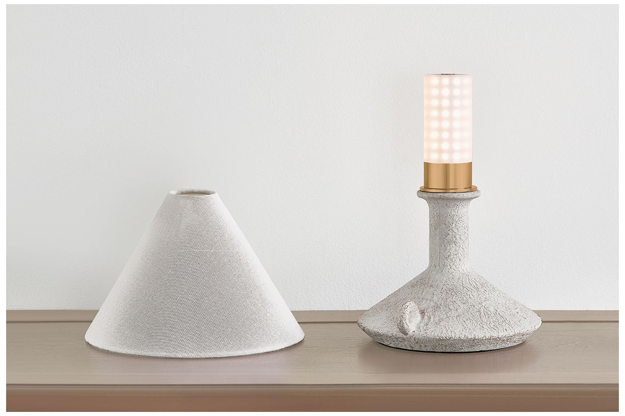 Image 5 Troy Lighting Passage Rechargeable Table Lamp Patina Brass more views