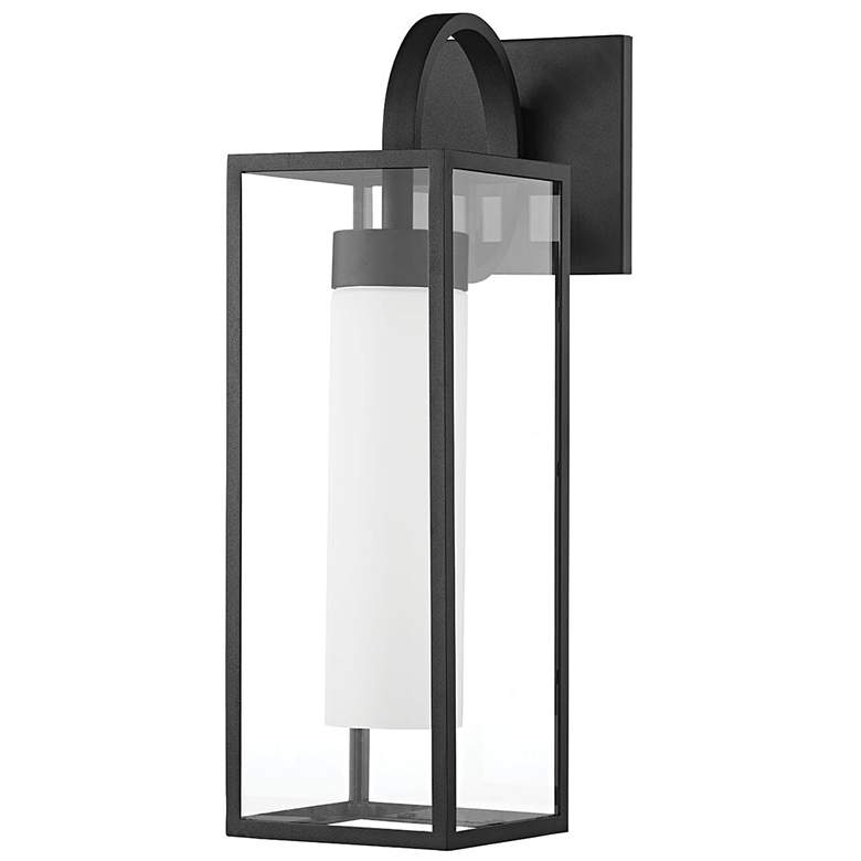 Image 1 Troy Lighting Pax 23 inch High Textured Black Outdoor Wall Light