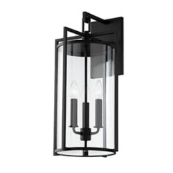 Troy Lighting Percy 21 1/2" High Textured Black Outdoor Wall Light
