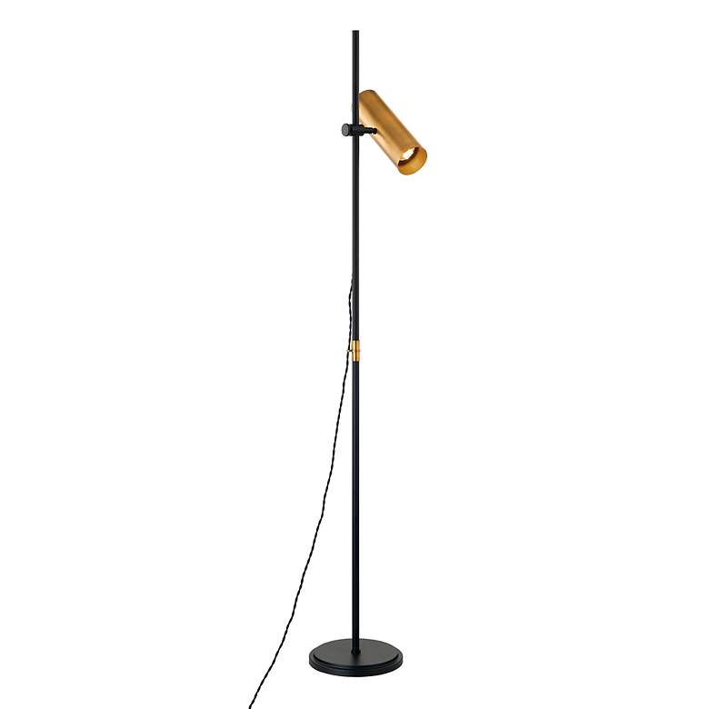 Image 3 Troy Lighting Quinn 65" High Modern Brass Adjustable Floor Lamp more views