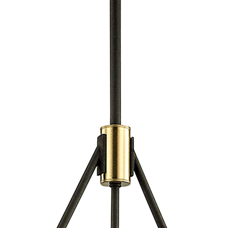 Image 3 Troy Lighting Raef 7" Wide Bronze and Glass Modern Mini Pendant more views
