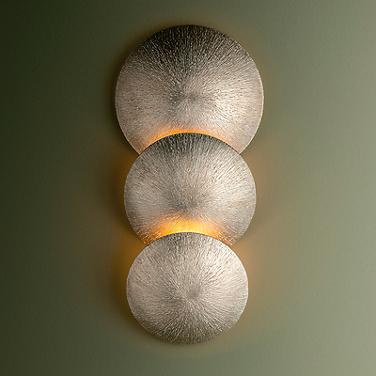 Troy Lighting Reef Wall Sconce 11" in Textured Warm Silver Leaf