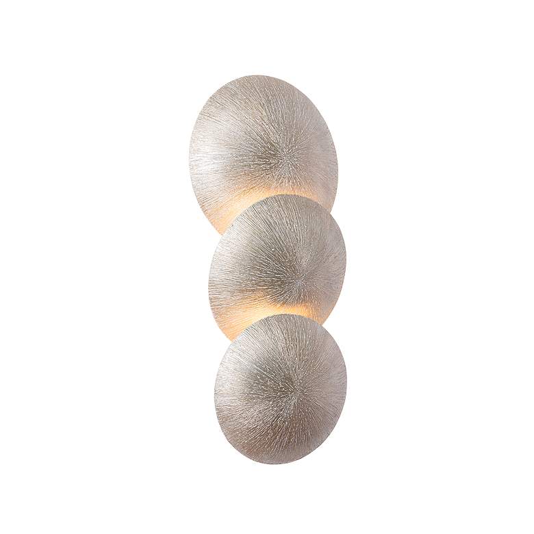 Image 2 Troy Lighting Reef Wall Sconce 11" in Textured Warm Silver Leaf