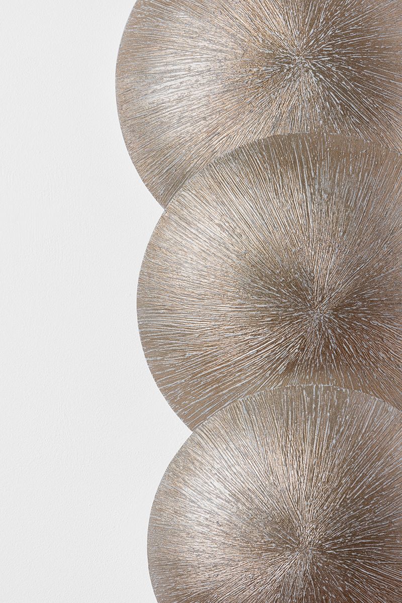 Troy Lighting Reef Wall Sconce 11" in Textured Warm Silver Leaf