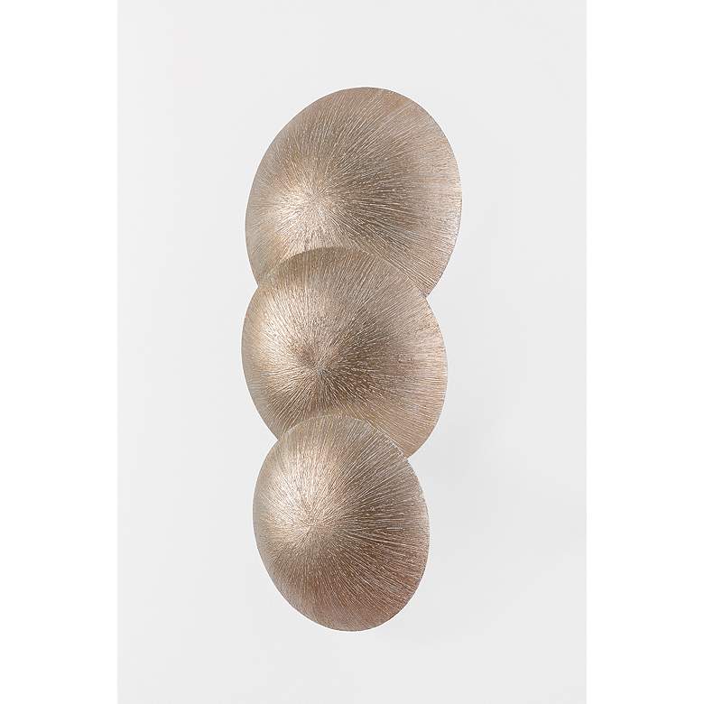 Image 7 Troy Lighting Reef Wall Sconce 11" in Textured Warm Silver Leaf more views
