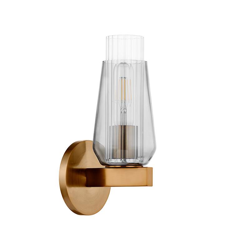 Image 1 Troy Lighting Rex 11.25' Wall Sconce Patina Brass