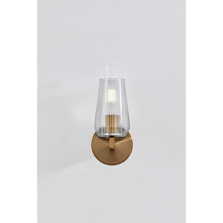 Image 2 Troy Lighting Rex 11.25' Wall Sconce Patina Brass more views