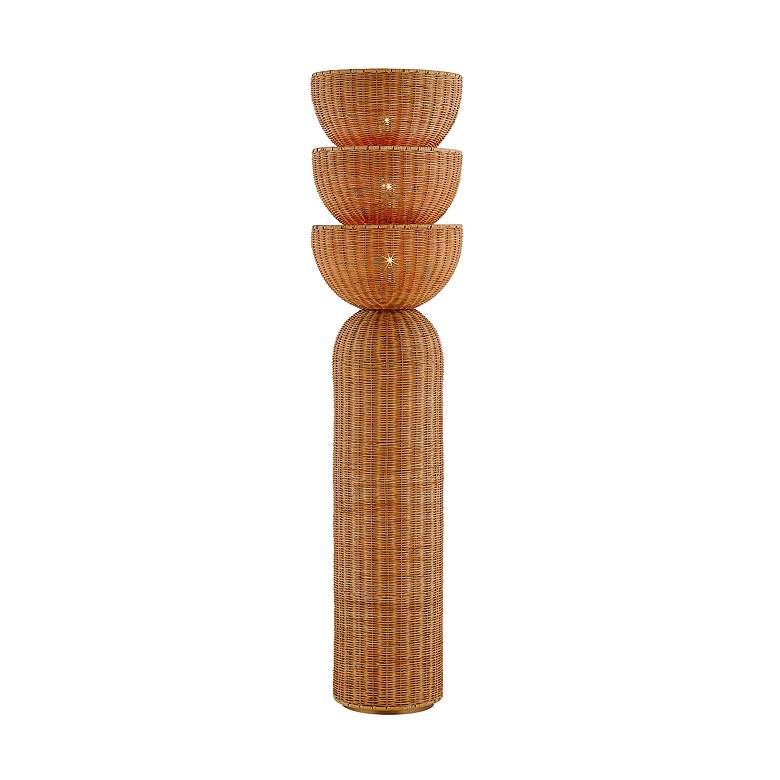 Image 1 Troy Lighting Rian Floor Lamp 13.25" in Patina Brass