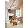 6_Troy Lighting Sacramento 43" 3-Light Modern Brass Uplight Chandelier more views