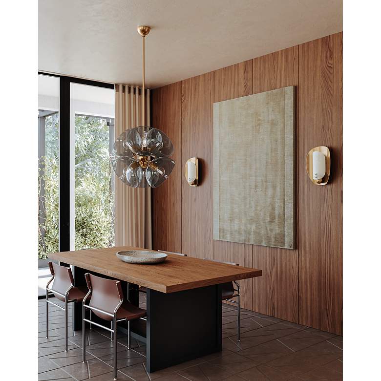 Image 2 Troy Lighting Salix 22.25 In 6 Lt Pendant Patina Brass more views
