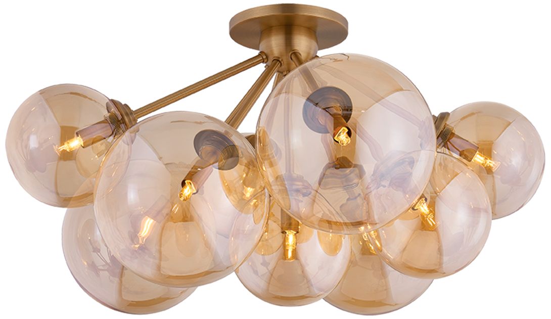 Image 2 Troy Lighting Santee Semi Flush