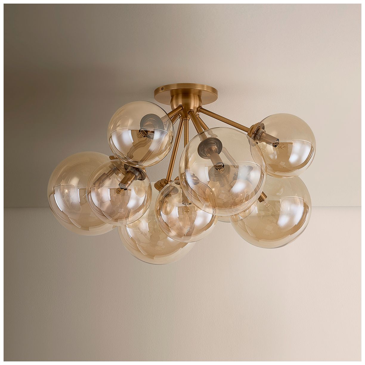 Image 3 Troy Lighting Santee Semi Flush more views