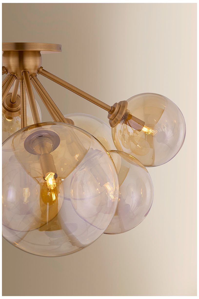 Image 4 Troy Lighting Santee Semi Flush more views