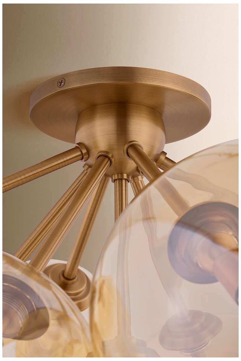 Image 5 Troy Lighting Santee Semi Flush more views