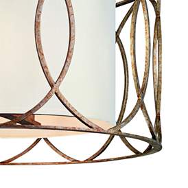 Image4 of Troy Lighting Sausalito 25" Wide Silver Gold Pendant Light more views