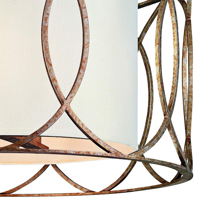 Image 4 Troy Lighting Sausalito 25" Wide Silver Gold Pendant Light more views