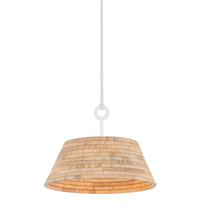 Image 1 Troy Lighting Sequoia Pendant 23.75" in Gesso White