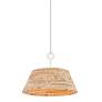5_Troy Lighting Sequoia Pendant 23.75" in Gesso White more views