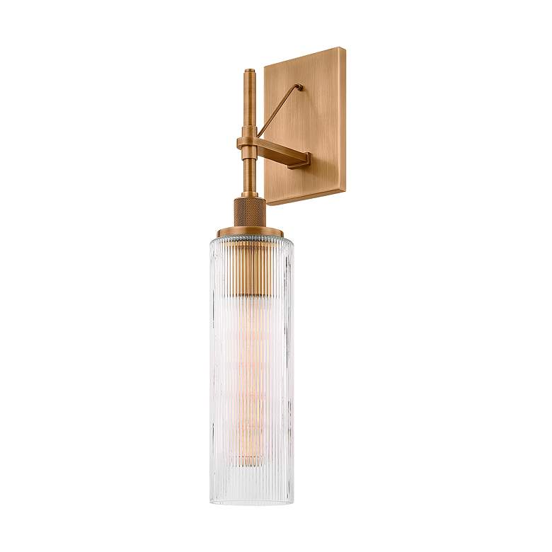 Image 2 Troy Lighting Shenandoah Exterior Wall Sconce 4.75" in Patina Brass more views