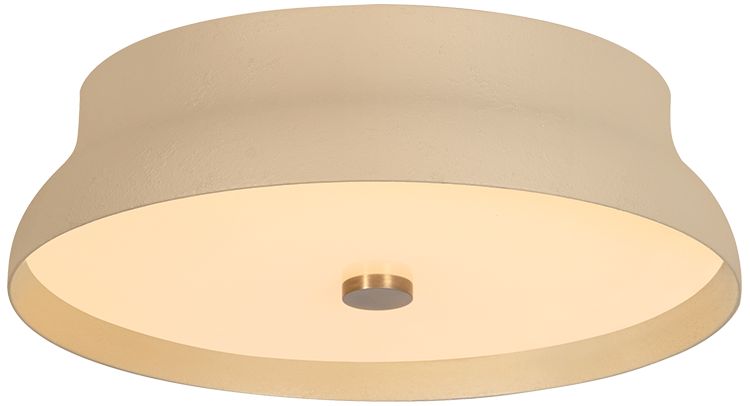 Troy Lighting Shore Flush Mount Forged Iron/Patina Brass