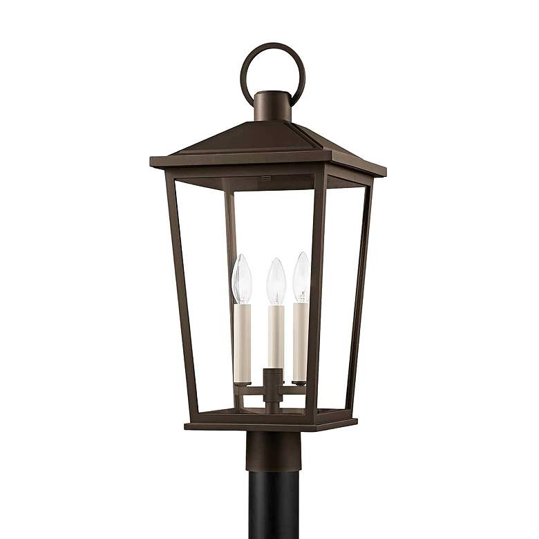 Image 1 Troy Lighting Soren 25" High Textured Bronze Outdoor Post Light