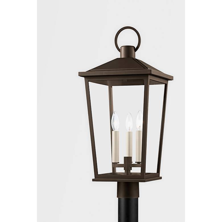 Image 2 Troy Lighting Soren 25" High Textured Bronze Outdoor Post Light more views