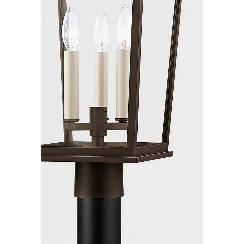 Image 3 Troy Lighting Soren 25" High Textured Bronze Outdoor Post Light more views