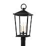 1_Troy Lighting Soren 25" Marine Grade Textured Black Outdoor Post Light