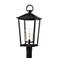 Troy Lighting Soren 25" Marine Grade Textured Black Outdoor Post Light