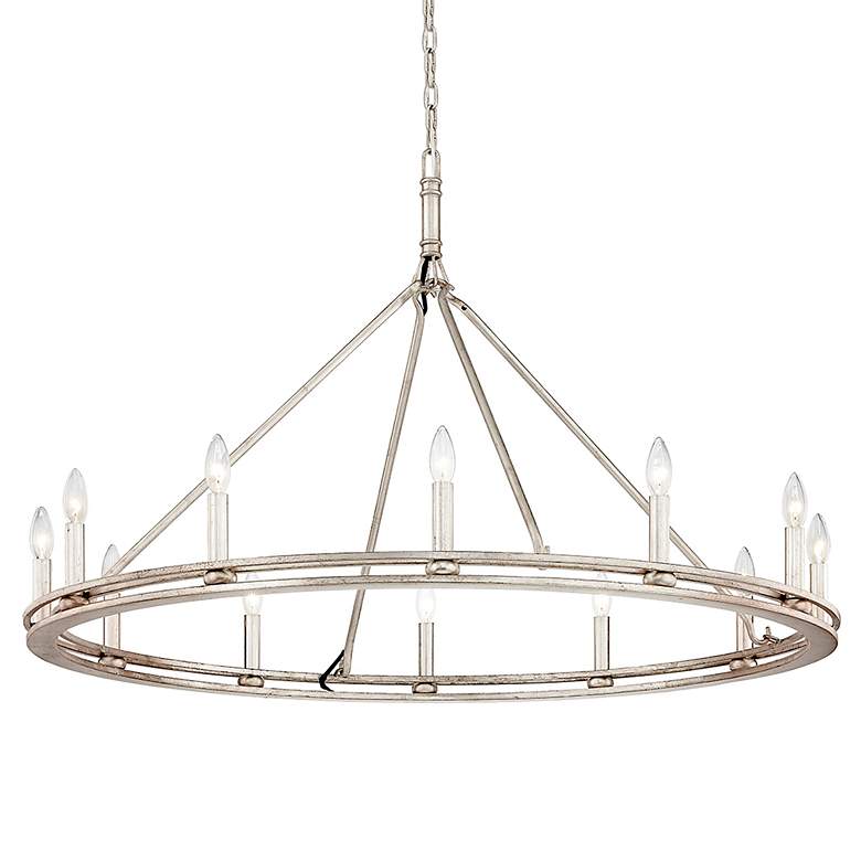 Image 1 Troy Lighting Sutton 28.5 Champagne Leaf Chandelier