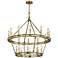 Troy Lighting Sutton 32" Champagne Silver 20-Light Ring Chandelier