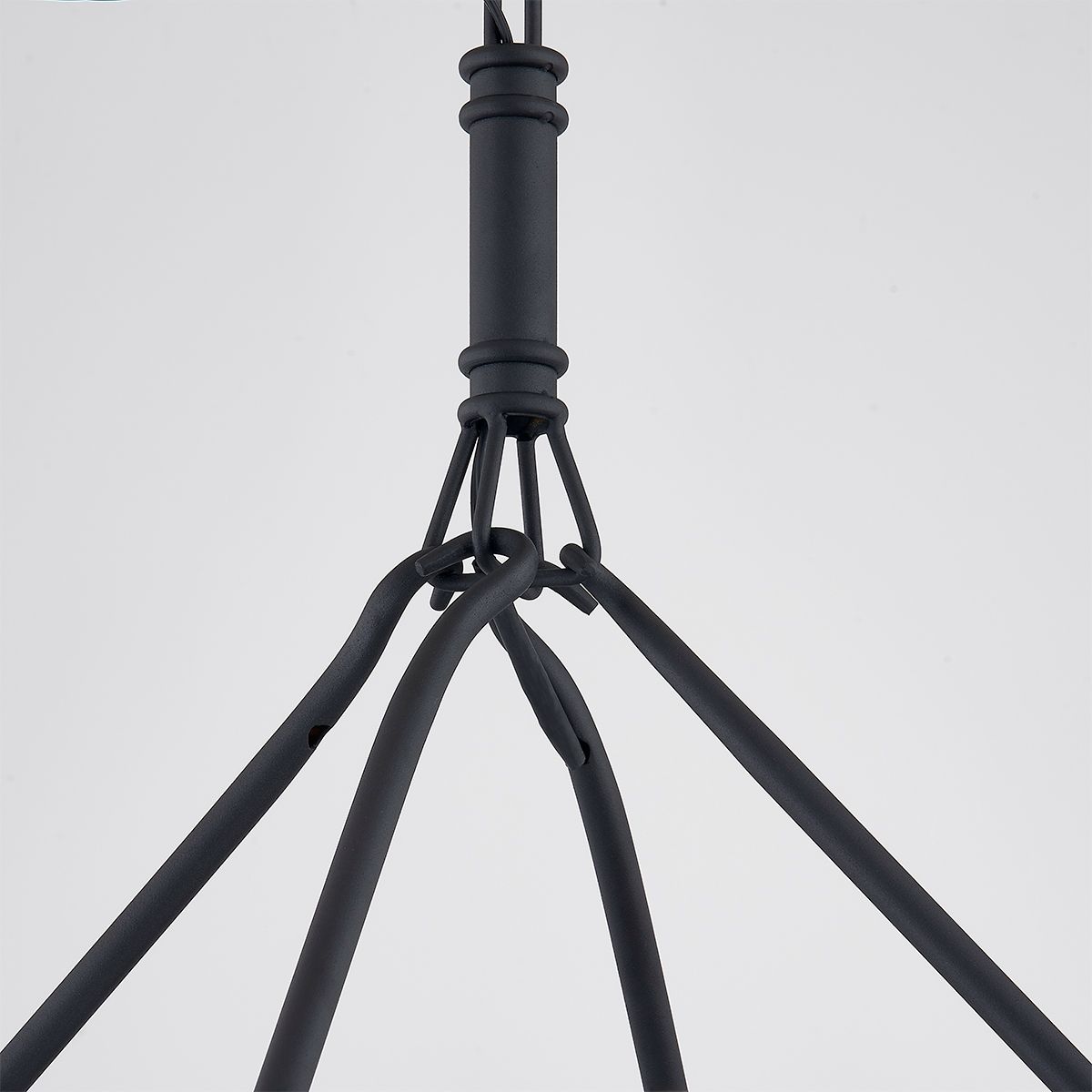 Image 3 Troy Lighting Sutton 32" Wide 8-Light Black Finish Ring Chandelier more views