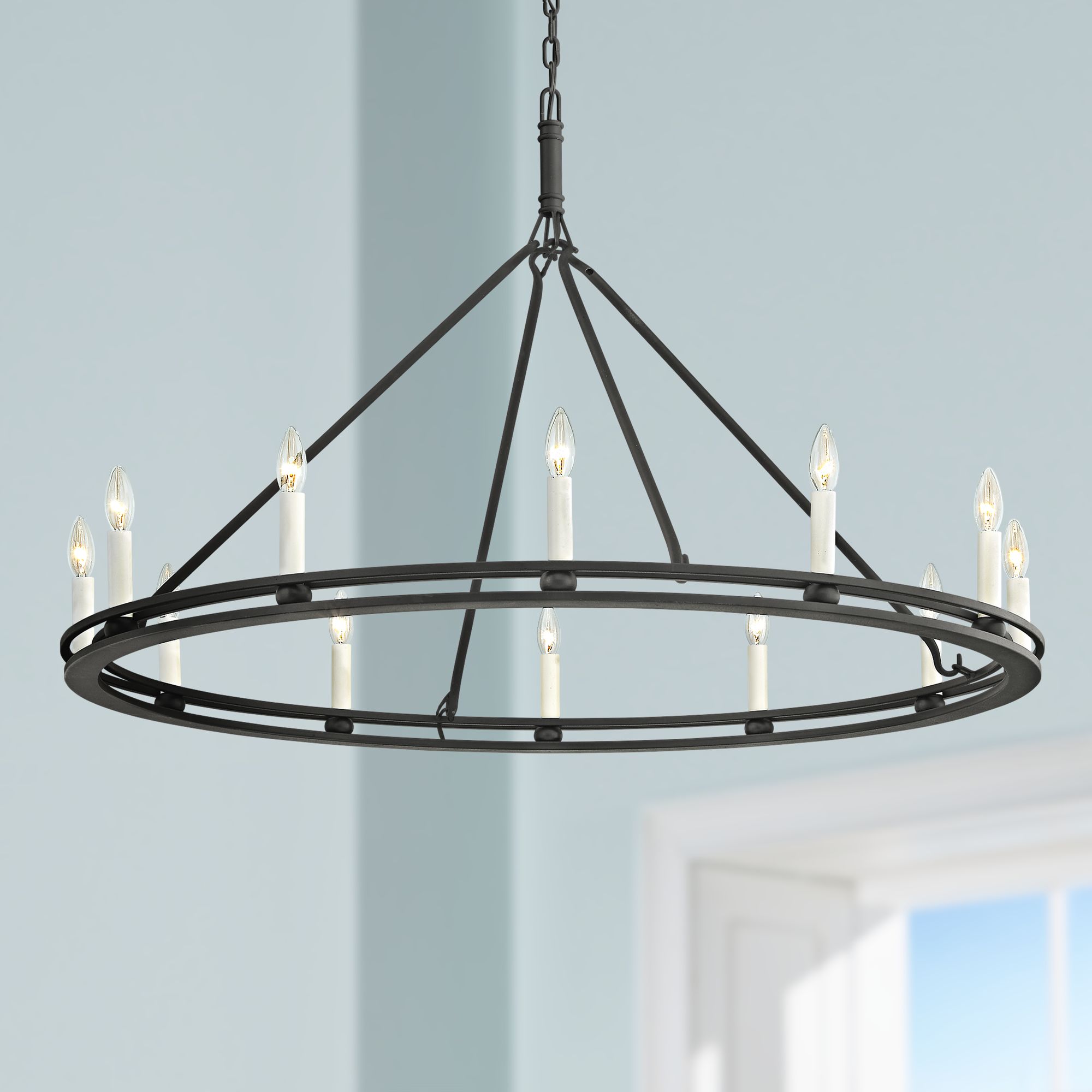 Troy Lighting Sutton Black Collection
