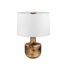 Troy Lighting Terron Table Lamp 17" in Patina Brass
