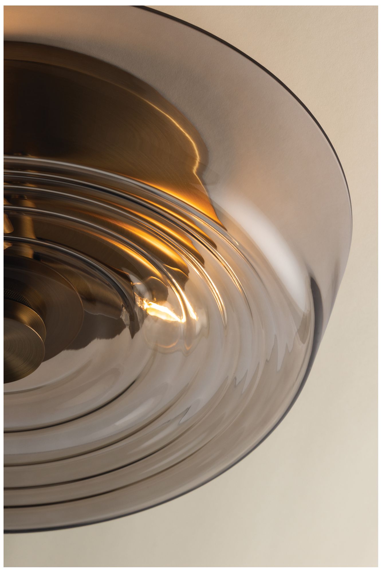 Image 4 Troy Lighting Theodore Flush Mount Patina Brass/Slate Gesso more views