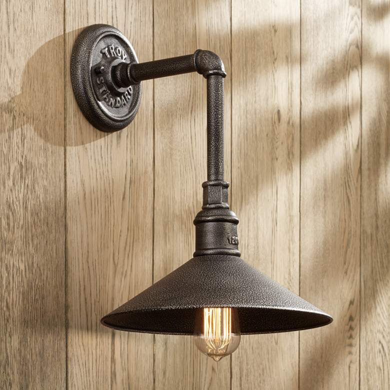 Image 1 Troy Lighting Toledo Collection 14 3/4"-H Outdoor Wall Light