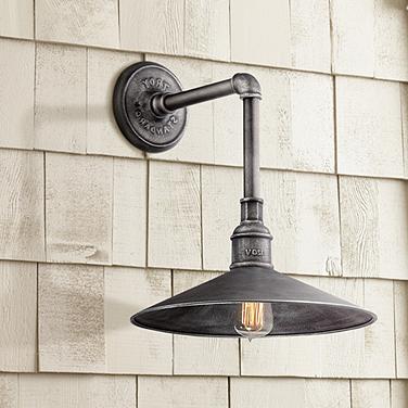 Troy Lighting Toledo Collection 17" High Silver Outdoor Wall Light