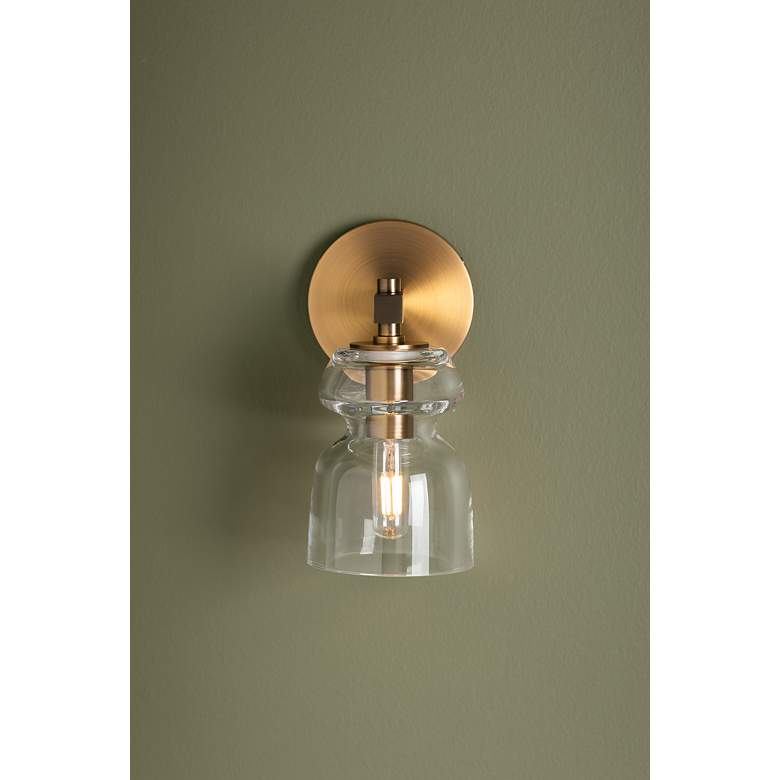 Image 2 Troy Lighting Trey 9.25' Wall Sconce Patina Brass more views