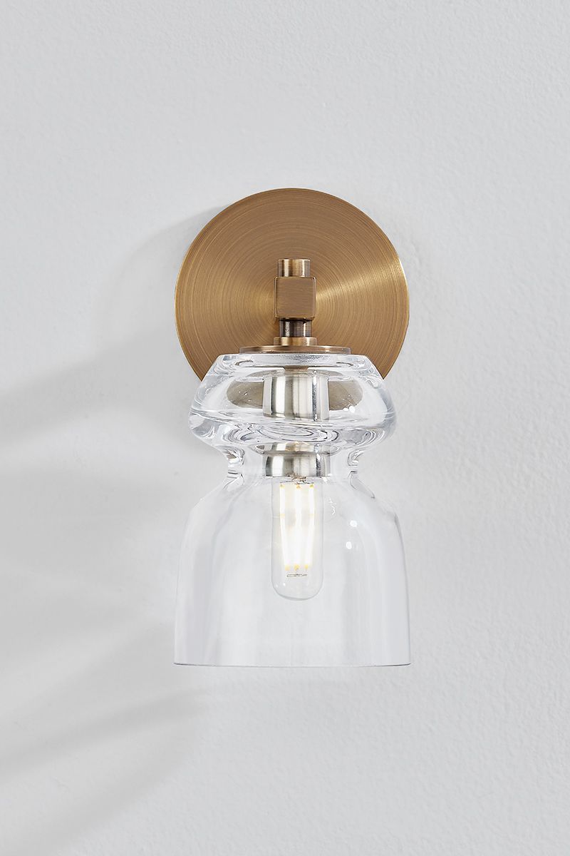 Troy Lighting Trey 9.25' Wall Sconce Patina Brass