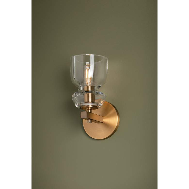 Image 3 Troy Lighting Trey 9.25' Wall Sconce Patina Brass more views