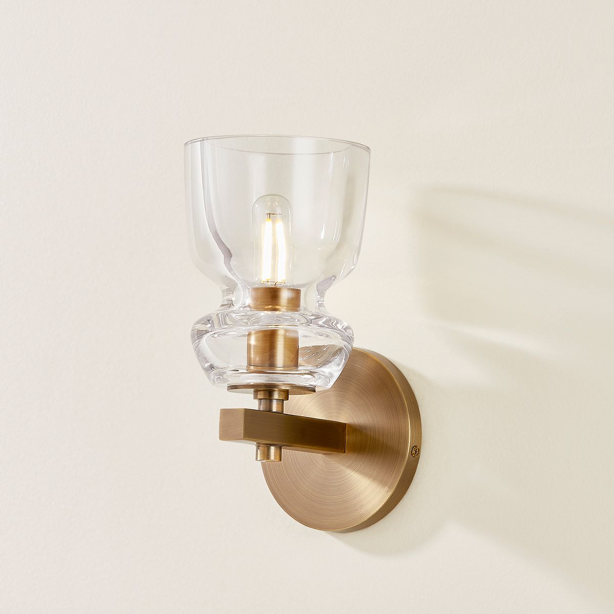 Troy Lighting Trey 9.25' Wall Sconce Patina Brass