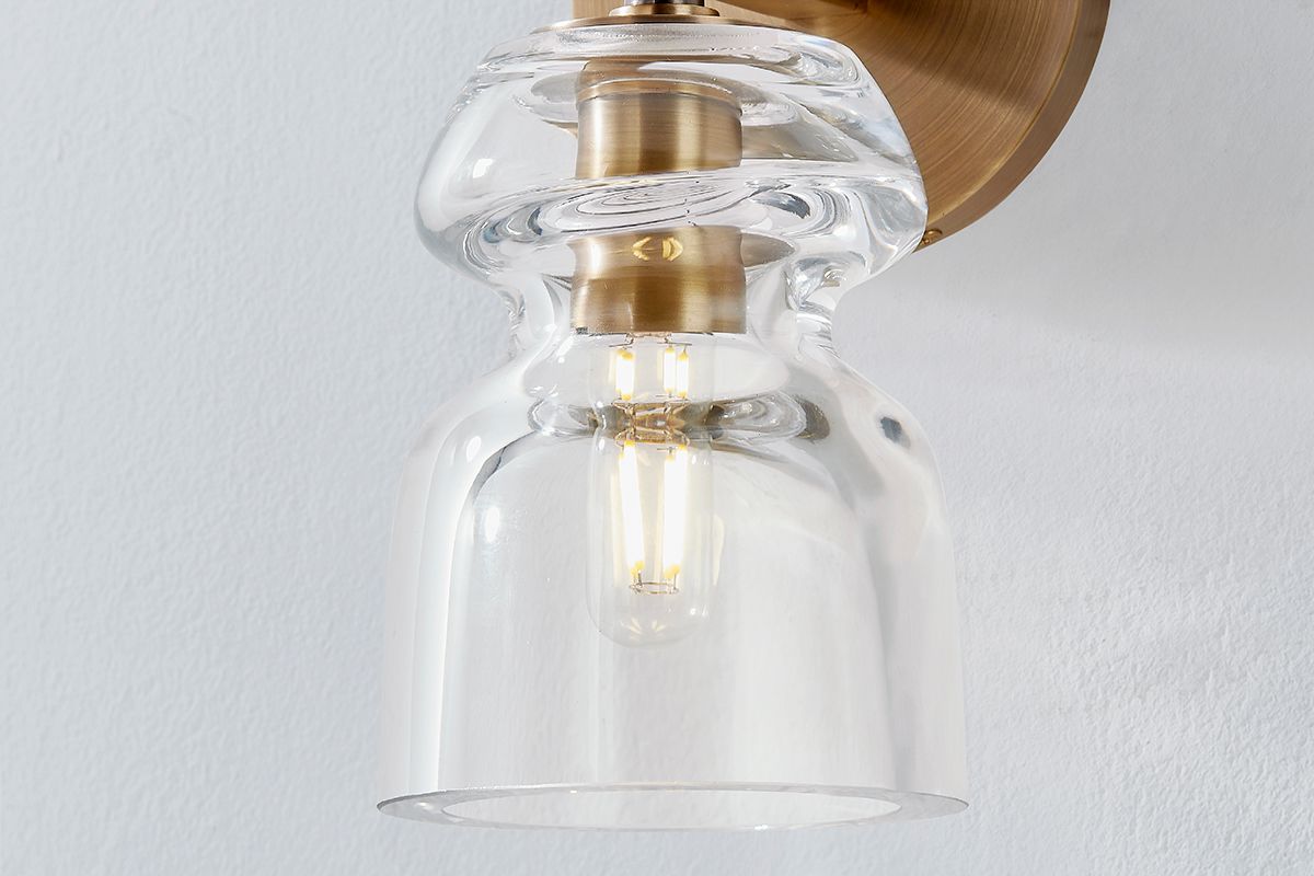 Troy Lighting Trey 9.25' Wall Sconce Patina Brass