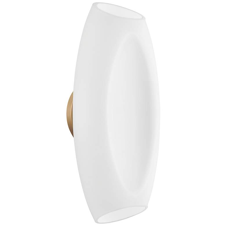 Image 1 Troy Lighting Vista 15' Wall Sconce Patina Brass