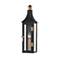Troy Lighting Wes 19 High" Black and Brass Outdoor Wall Lantern Light